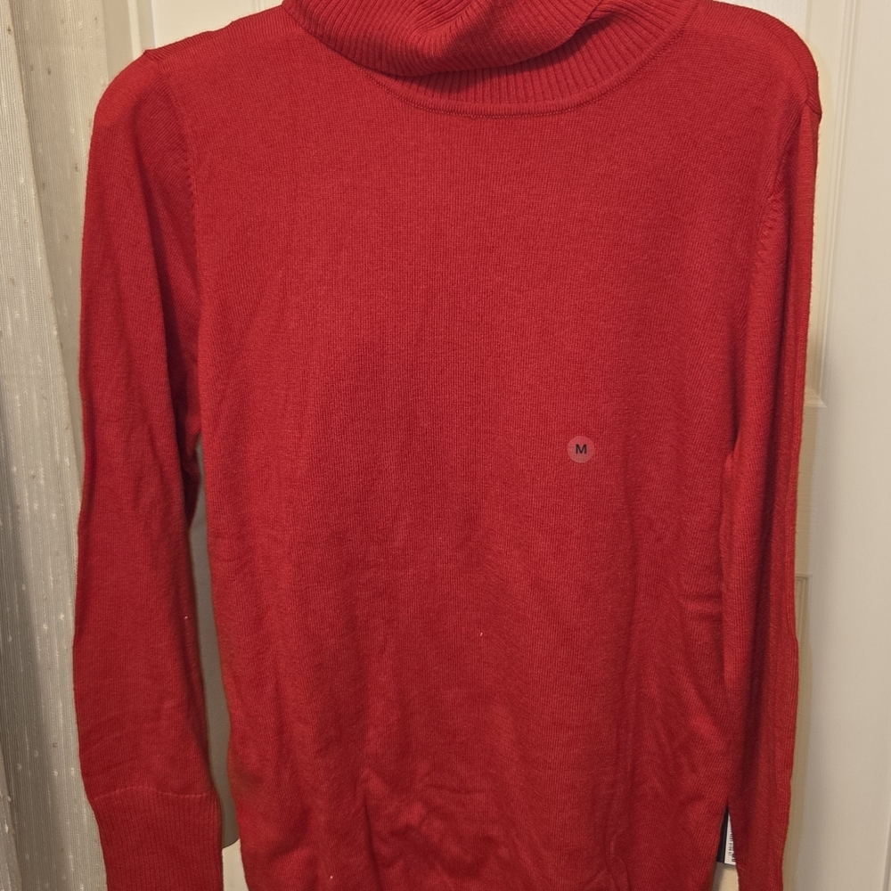 Worthington Vibrant Red Knit Top
